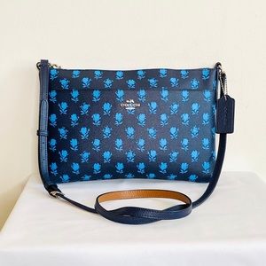 COACH BADLANDS FlORAL POP MIDNIGHT BAG